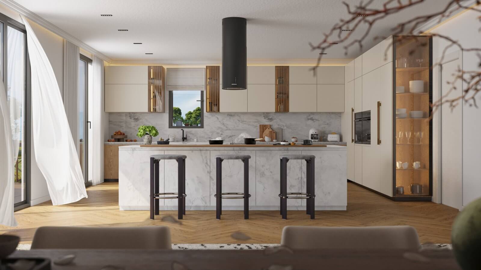 Una Cucina nella Residenza Plus a Cologno Monzese by Ge Homes disegnata da un nostro interior designer